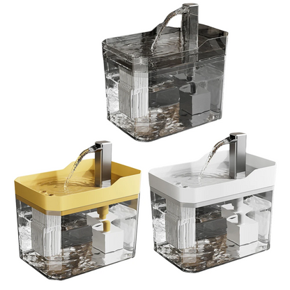 Catfri® WaterFountain: Smart Automatisk Husdjur Vatten Fontän