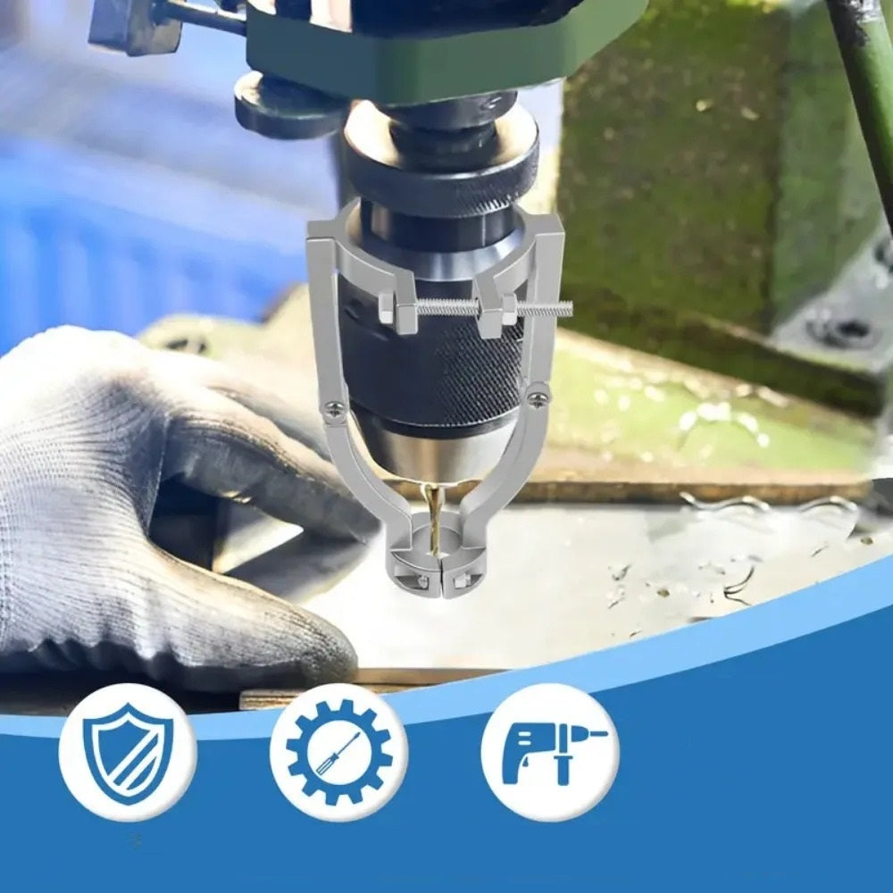 DrillBracket - Träbearbetning Fyrkant Hål Borr Bits Adapter Fäste