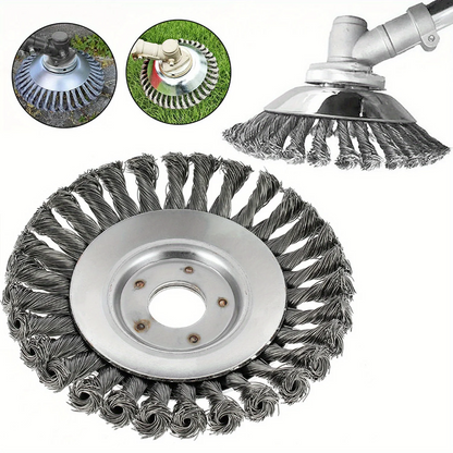 CutterHead: Kraftig Ståltråd Ogräs Skärare 20cm Borsthuvud Set