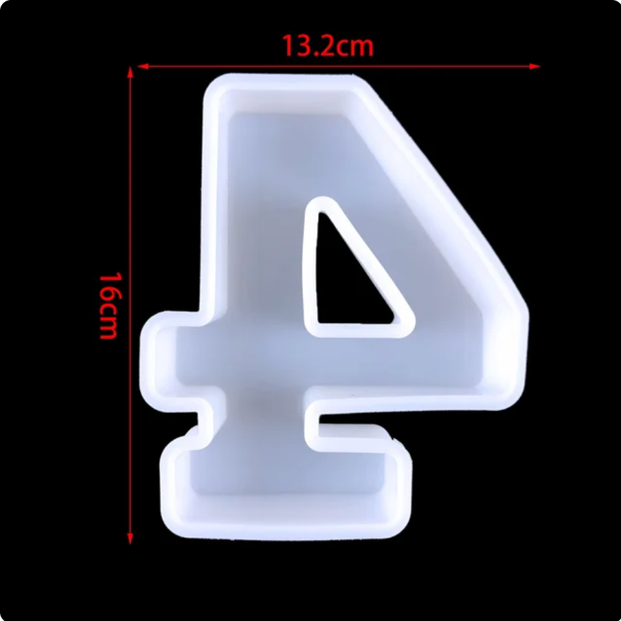 26 Bokstäver Silikonform