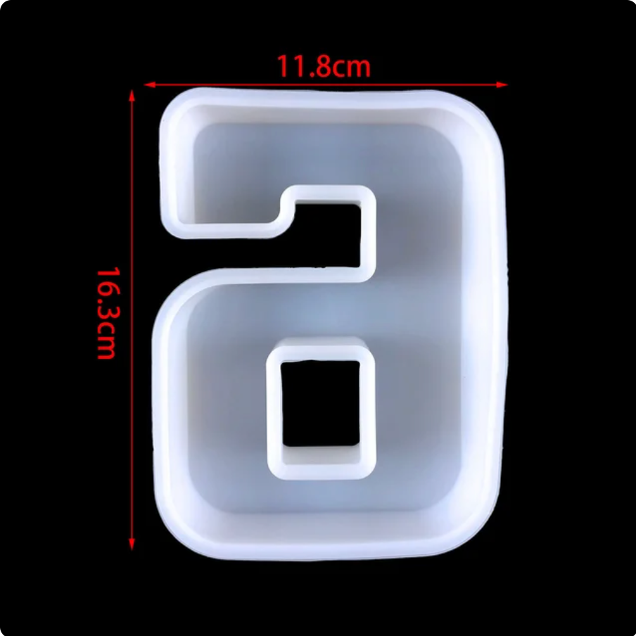26 Bokstäver Silikonform