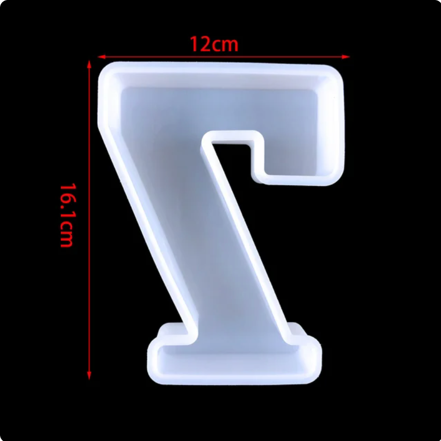 26 Bokstäver Silikonform