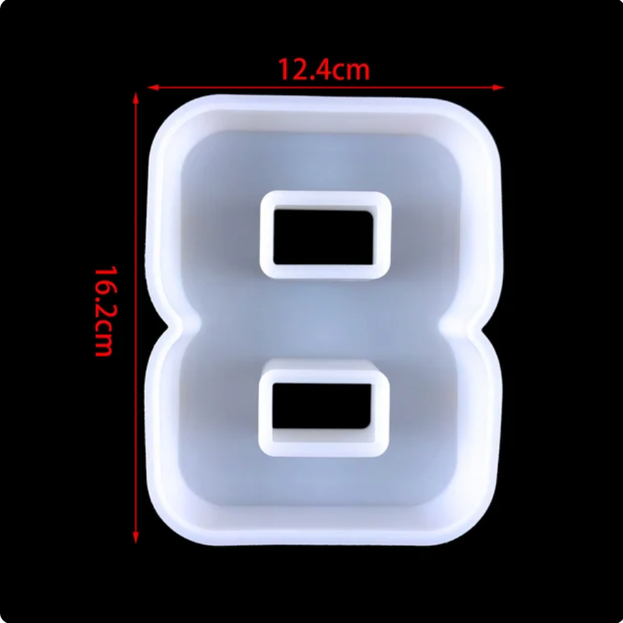 26 Bokstäver Silikonform