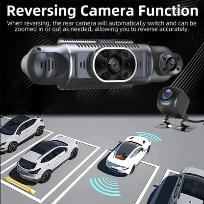 CarRecorder - Högupplöst 4 Kameravinklar Wifi-Bil Inspelare
