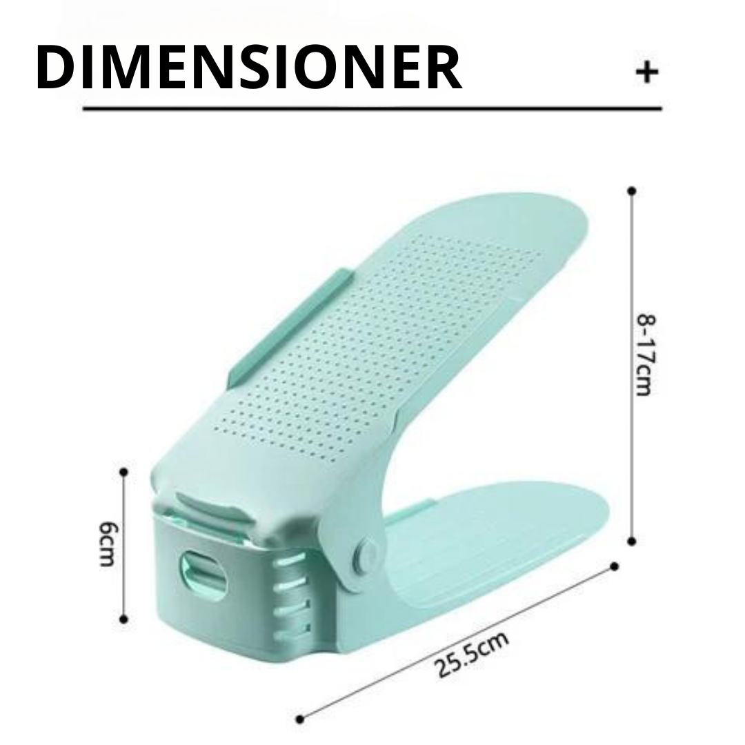 ShoeMaster 3+2 GRATIS | Justerbar och utrymmessparande skoförvaring