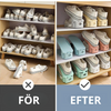 ShoeMaster 3+2 GRATIS | Justerbar och utrymmessparande skoförvaring