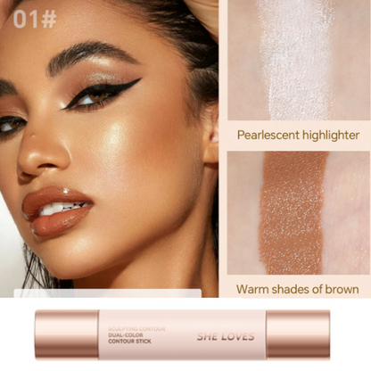 ContourStick - Dual Färg Kontur Smink Stick
