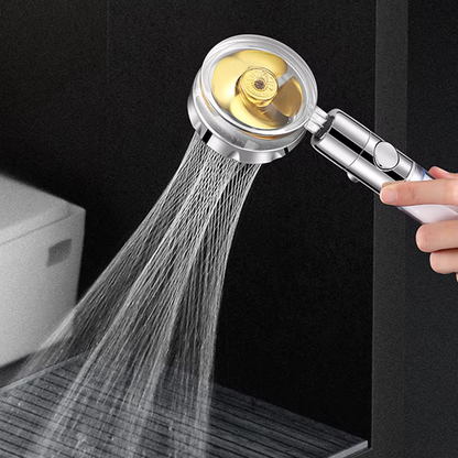 Borhe® SpinShower: 360° Roterande Hög-Tryck Dusch Huvud