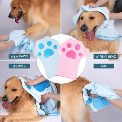 DogCatFri™ FreshPaws: Snabbt Torka Färsk Sällskapsdjur Tassar Rengöring Vård Uppsättning