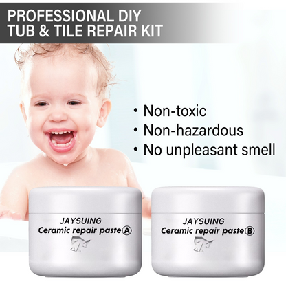 CeramicPaste - Keramiska plattor Kakel Reparation Klistra Set