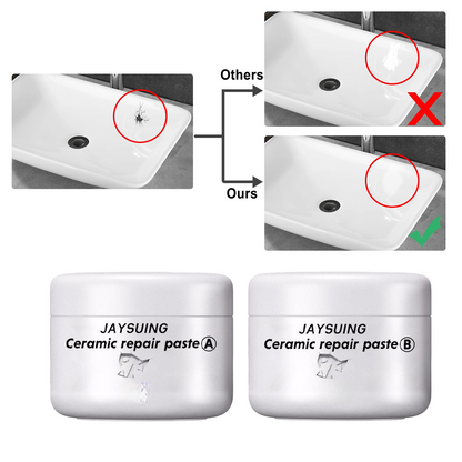 CeramicPaste - Keramiska plattor Kakel Reparation Klistra Set