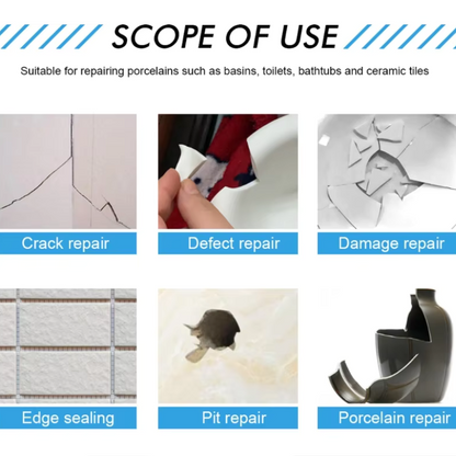 CeramicPaste - Keramiska plattor Kakel Reparation Klistra Set