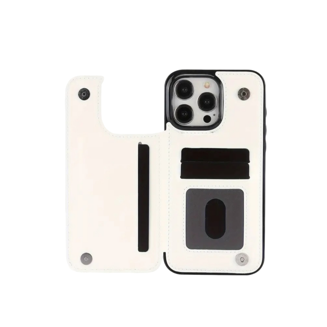 Preston | Magnetisk Lommebog Flip-telefon etui til iPhone