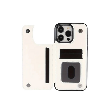 Preston | Magnetisk Lommebog Flip-telefon etui til iPhone