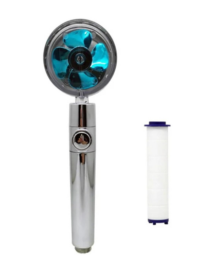 Borhe® SpinShower: 360° Roterande Hög-Tryck Dusch Huvud