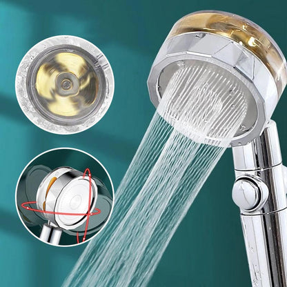 Borhe® SpinShower: 360° Roterande Hög-Tryck Dusch Huvud