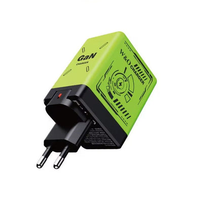 DualCharger: Snabbladdning Dubbel Indragbar Kabel Reseladdare