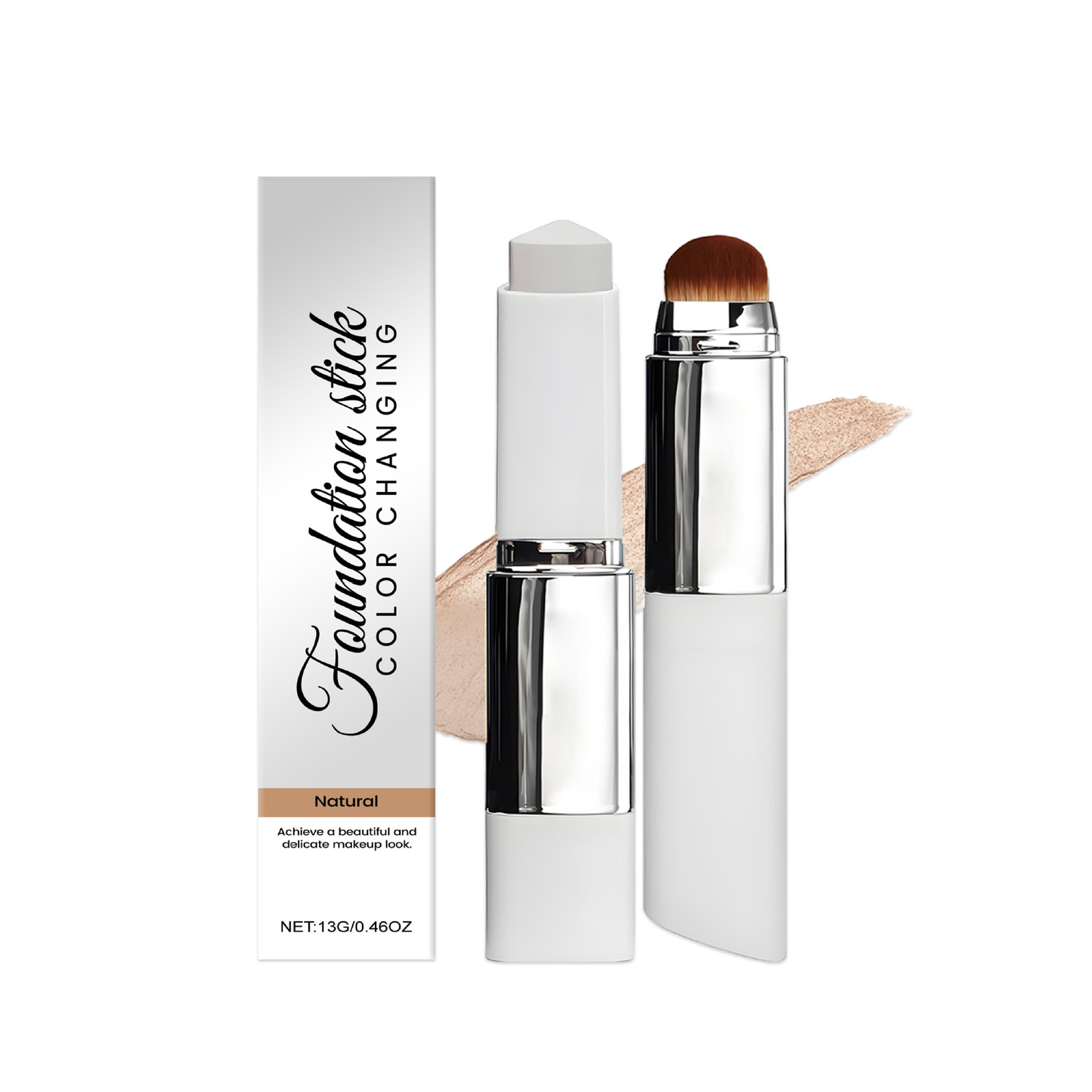 CompactFoundation: Kompakt Färg Förändring Full Täckning Foundation Kräm Stick