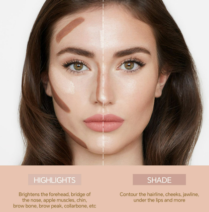 ContourStick - Dual Färg Kontur Smink Stick