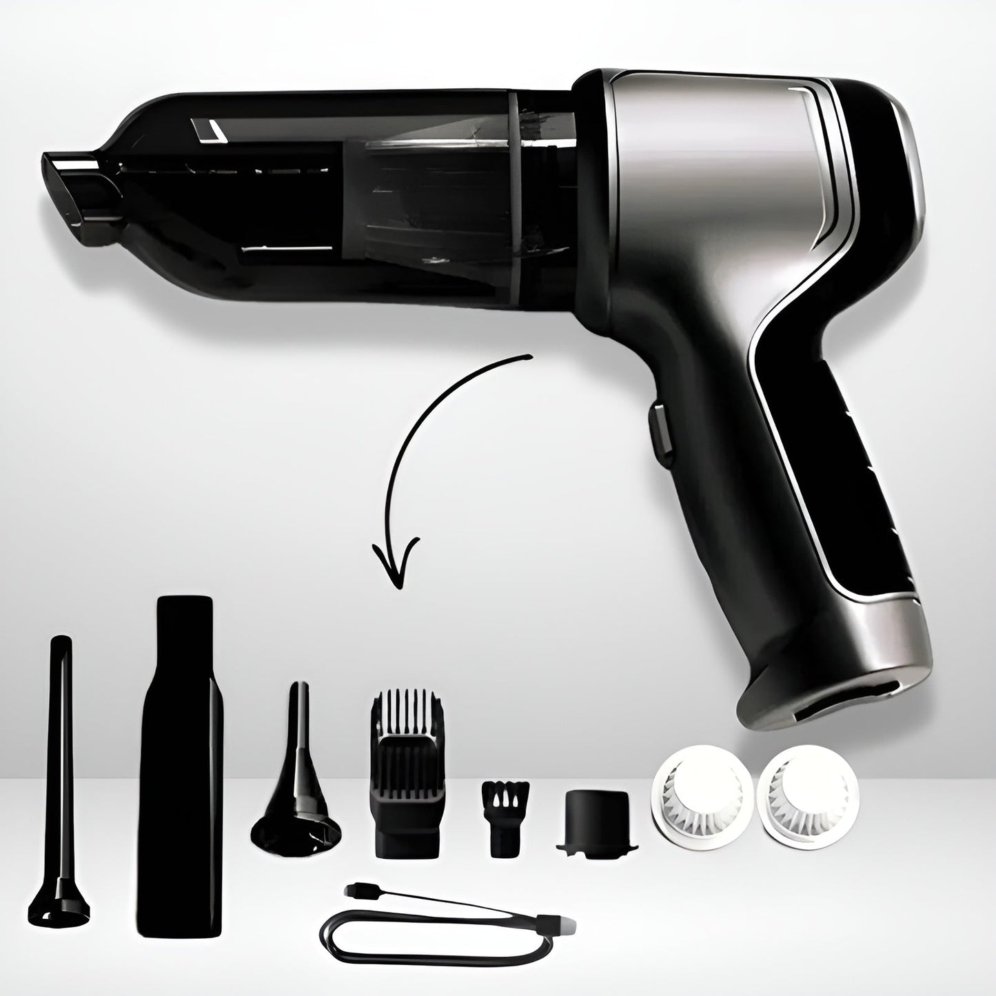 Cleaner Pro° VacuumCleaner: Bärbar Luft Blåsare Och Dammsugare