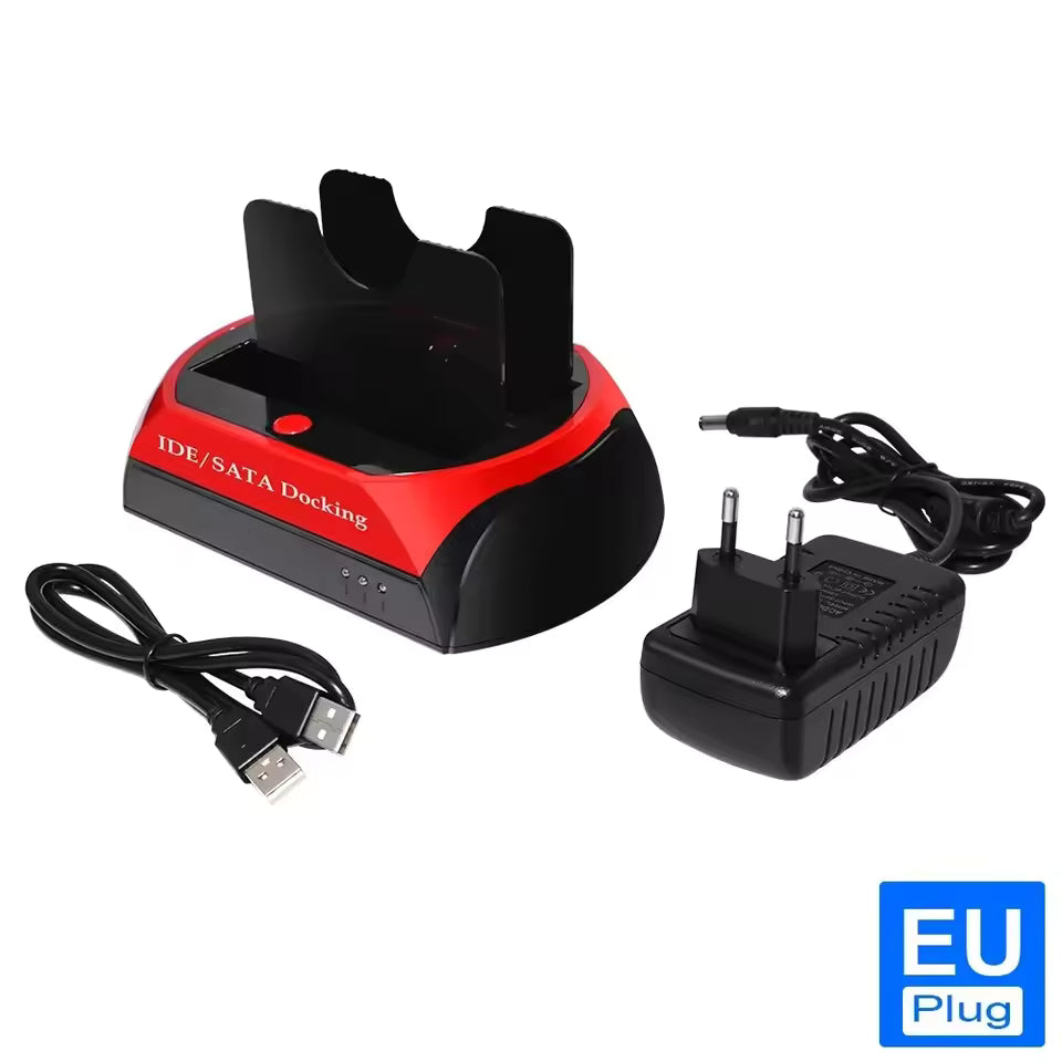 DataDock - Multifunktionell Hårddisk Kortläsare Dock