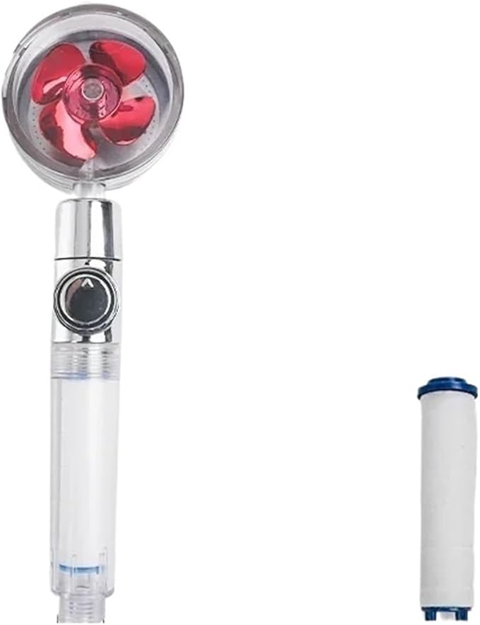 Borhe® SpinShower: 360° Roterande Hög-Tryck Dusch Huvud