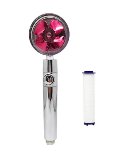 Borhe® SpinShower: 360° Roterande Hög-Tryck Dusch Huvud