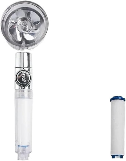 Borhe® SpinShower: 360° Roterande Hög-Tryck Dusch Huvud