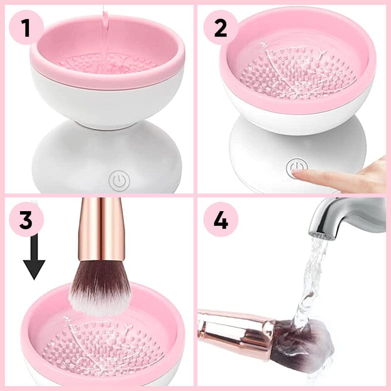 Elektrisk makeupborstrengöringsmaskin