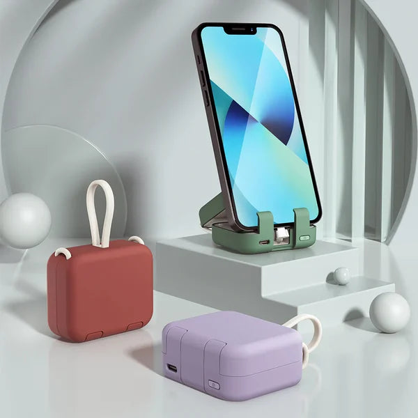 Mini hopfällbar powerbank