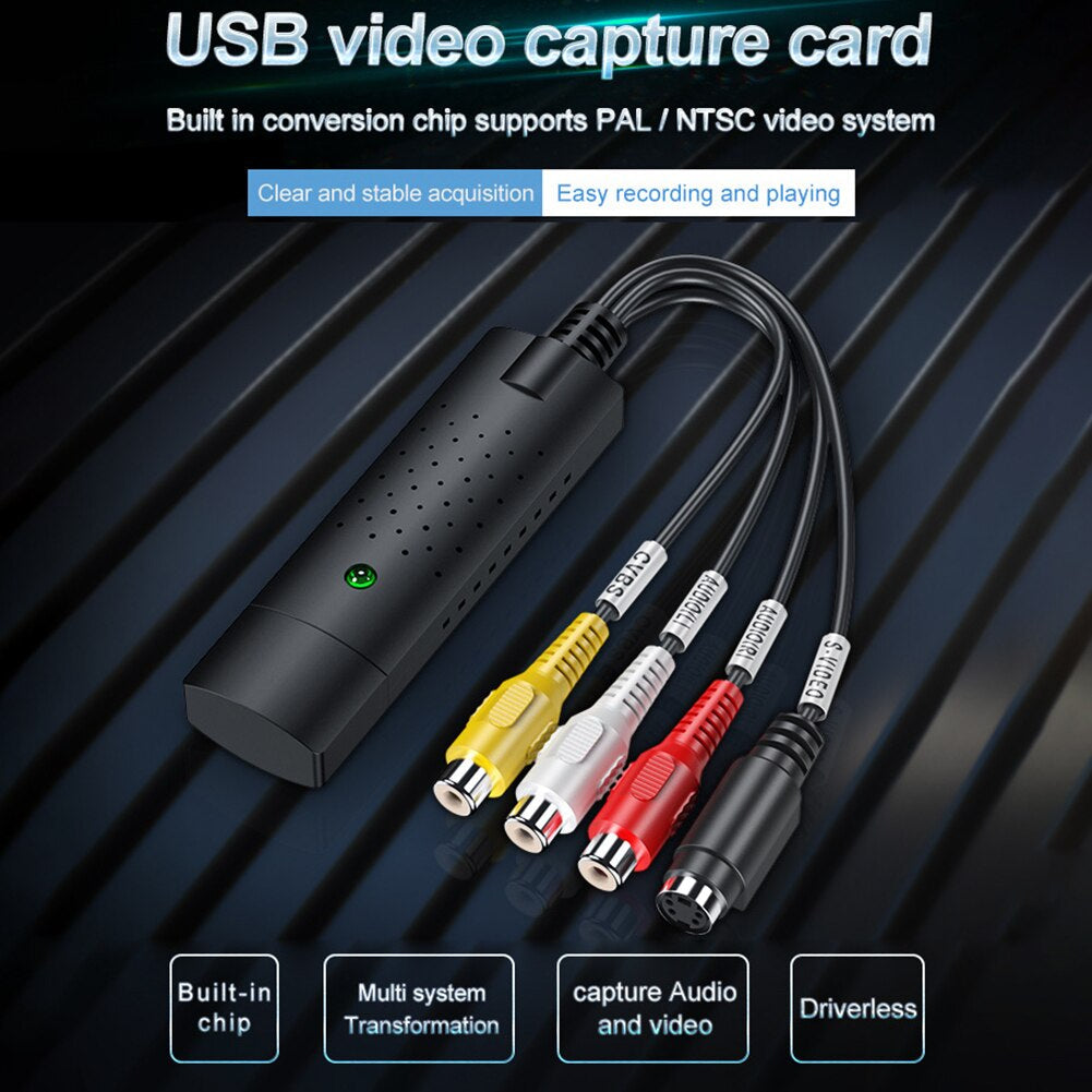 Bärbart USB RCA videoinspelningskort