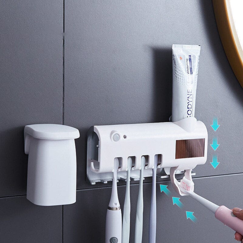 UV-steriliserande tandborsthållare