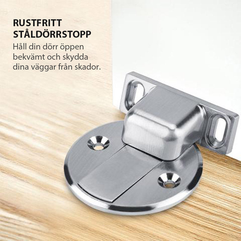 Rostfritt Stål Osynlig Magnetisk Dörrstopp 1+1 GRATIS