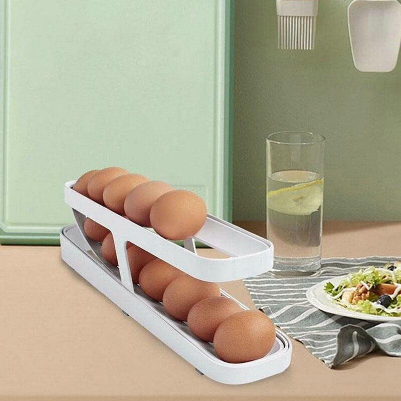 Automatisk rullande ägghållare