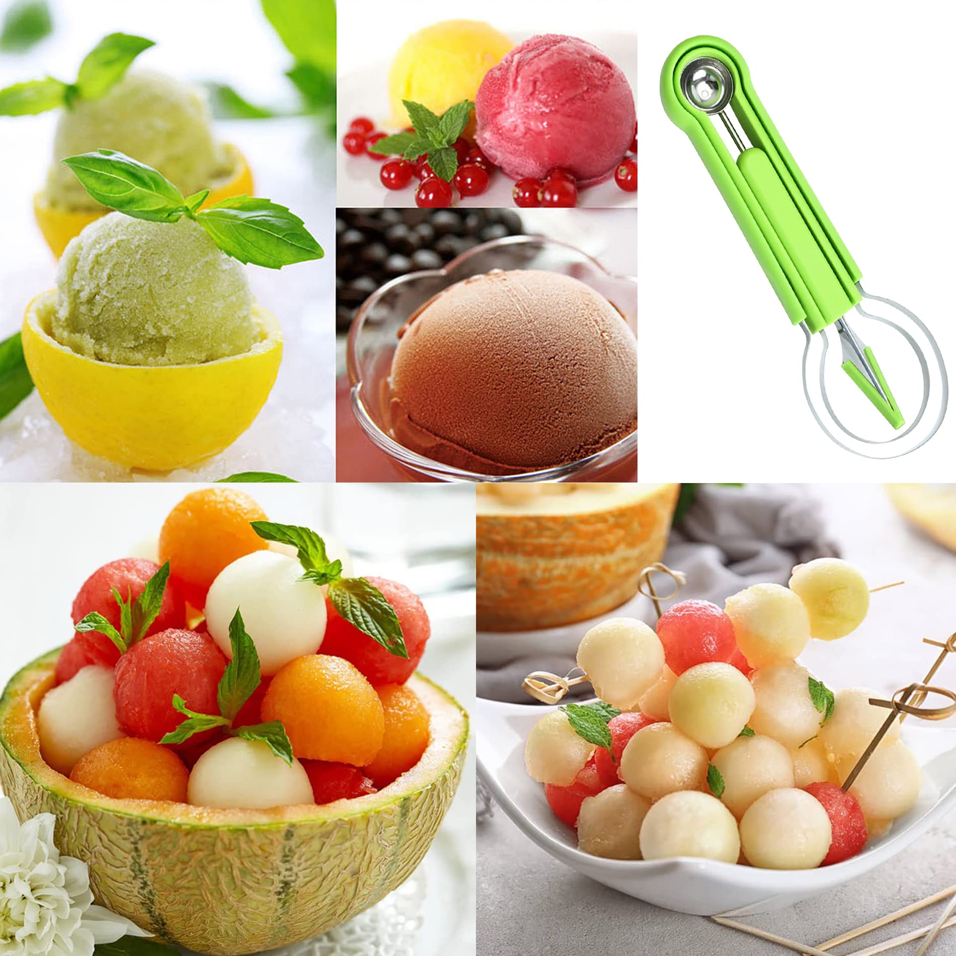 🍉4 i 1 fruktverktyg kniv