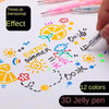 3D-gelpennor (12 st)