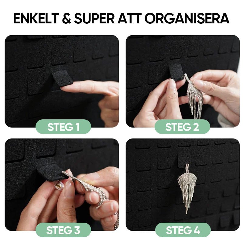 Filthängande smyckeorganisator