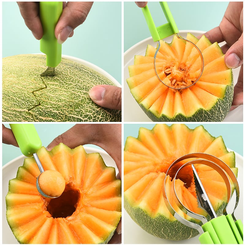 🍉4 i 1 fruktverktyg kniv