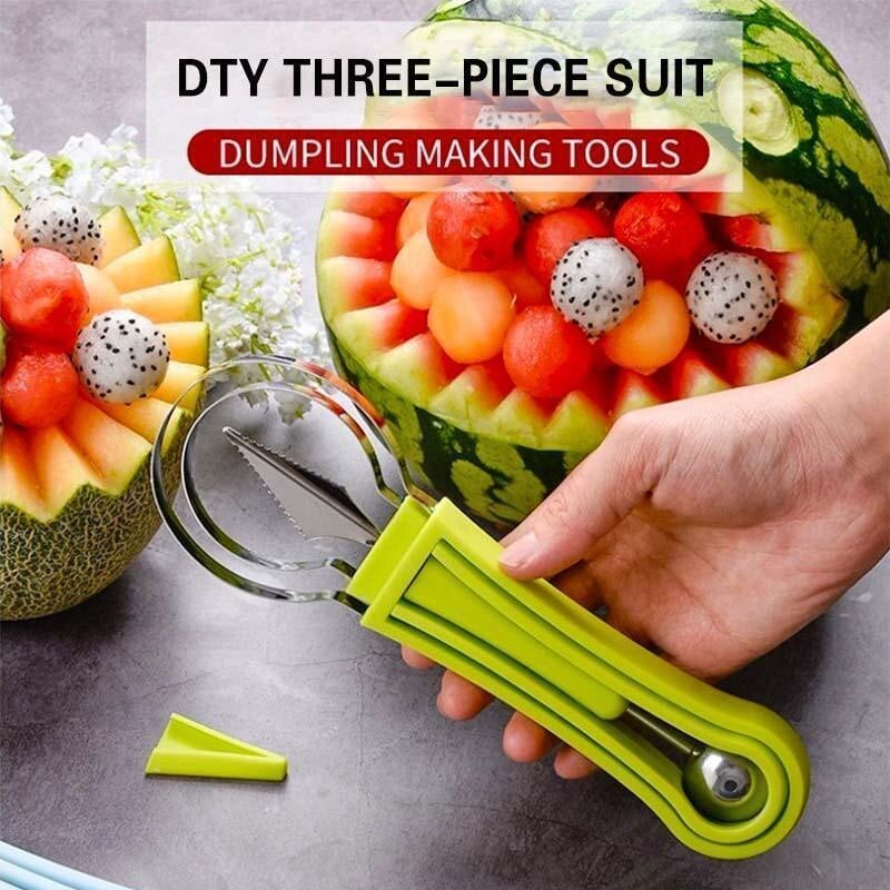 🍉4 i 1 fruktverktyg kniv